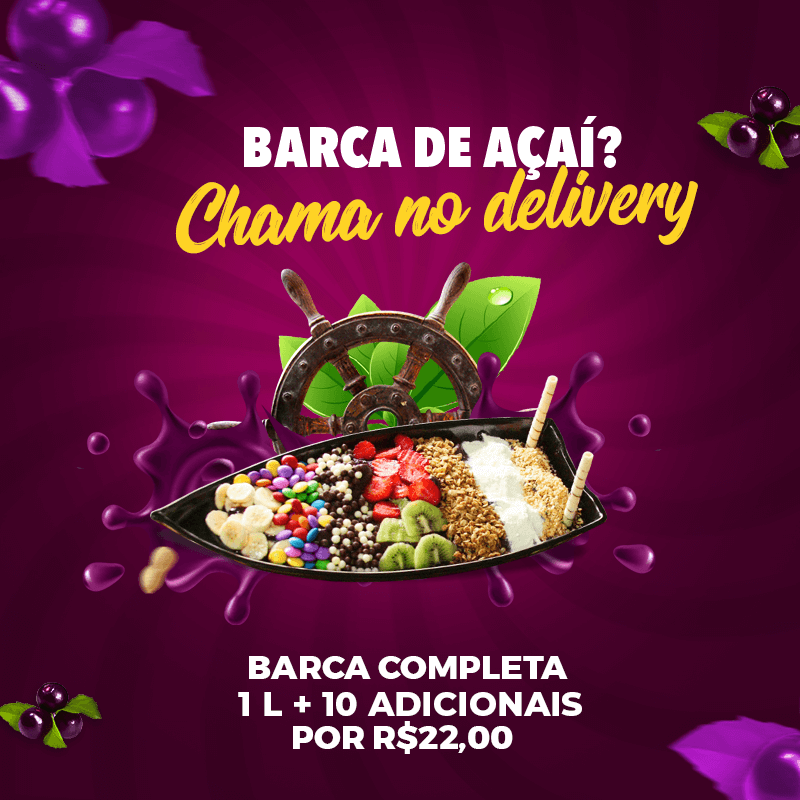 Barca completa por apenas R$ 22,00