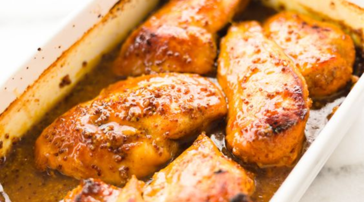 Frango Grelhado com Molho de Mostarda e Mel