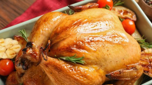 Peru Assado com Ervas e Bacon